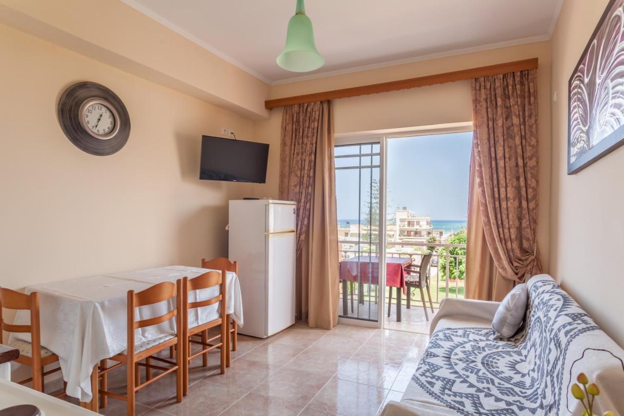 Christine Seaside Apartments In Chania スタロス エクステリア 写真