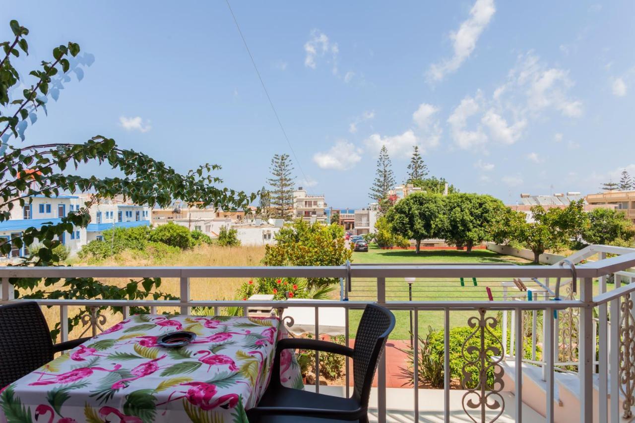 Christine Seaside Apartments In Chania スタロス エクステリア 写真